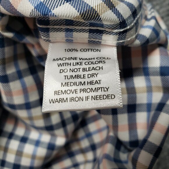 UNTUCKit Seyval WF Shirt Mens LT Multicolor Check Long Sleeve Button Up New - Picture 9 of 13